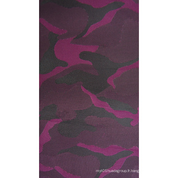 Tissu de camouflage de polyester de Jacquard avec le support de mousse